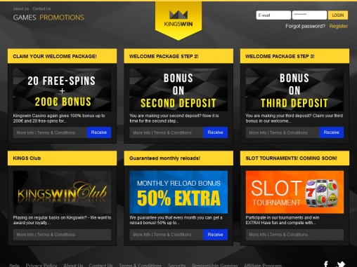kingswin casino приложение